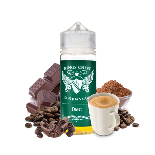 Kings Crest Don Juan Cafe 120ml Café, chocolate y crema